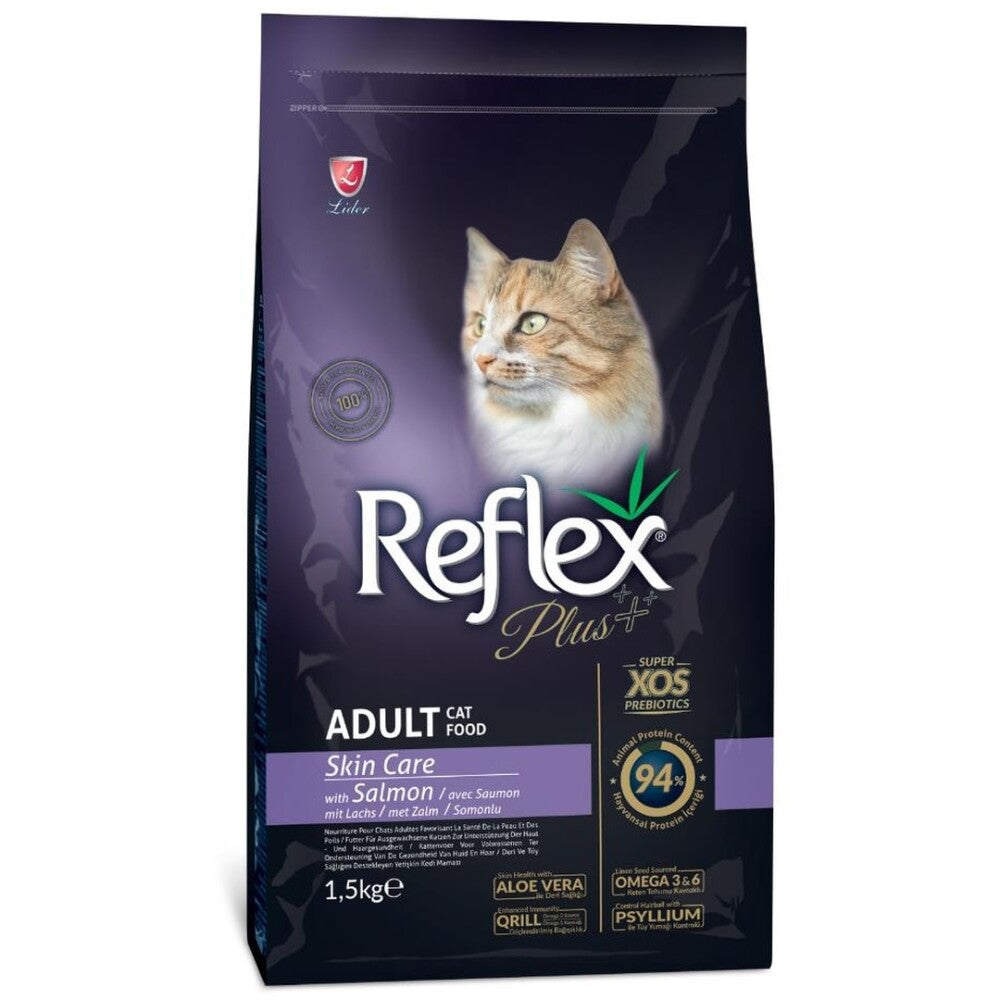 Reflex Plus Skin Care Somonlu Yetişkin Kedi Maması 15 KG | SRC: Barcode: 8698995030588